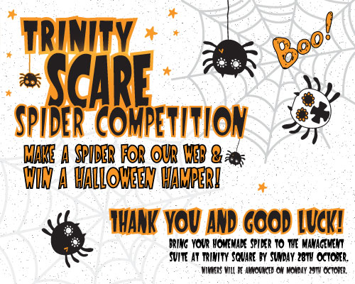 TAKE PART IN OUR SCARY SPIDER COMPETITION!