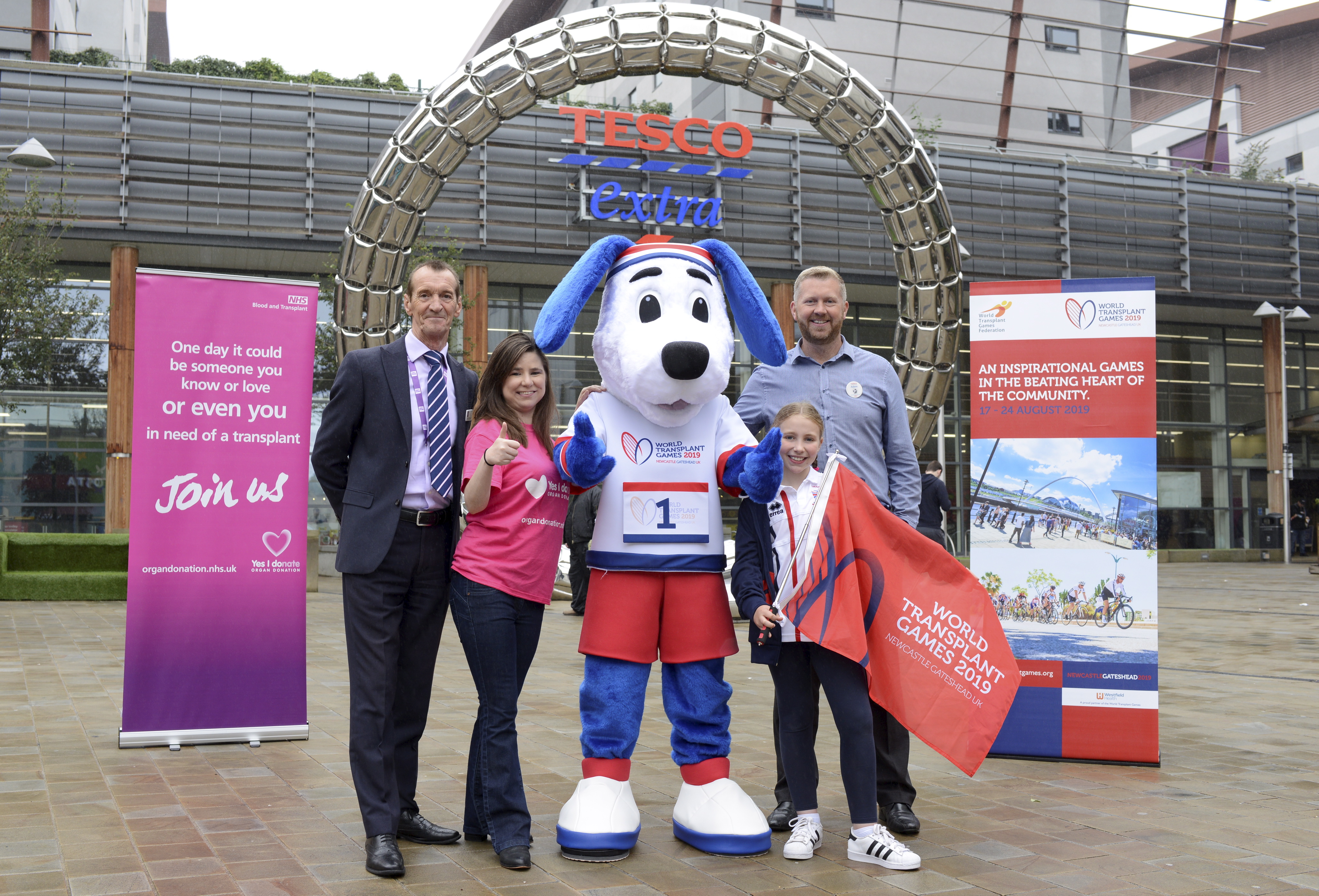 Trinity Square Gateshead supports World Transplant Games