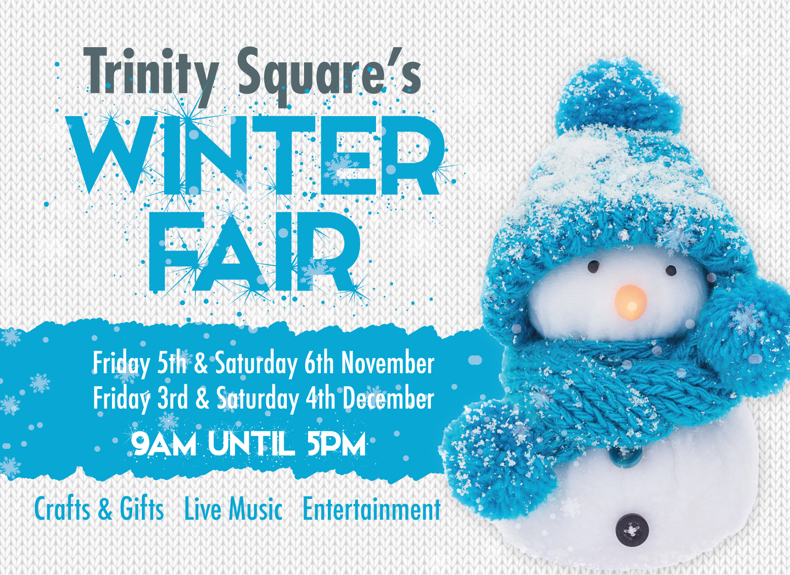 Dates for our Winter Fair announced