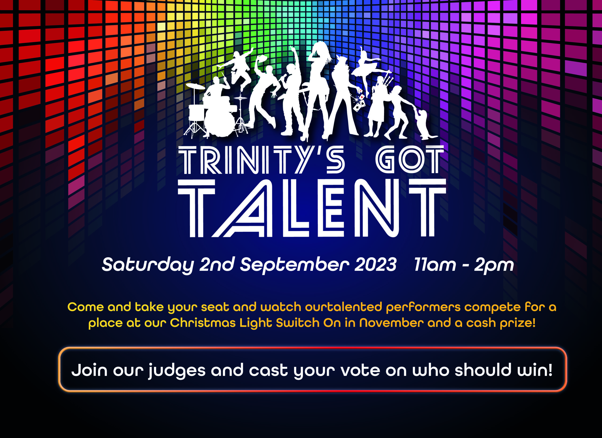 Take your seats for this year’s Trinity’s Got Talent – 2nd September 2023