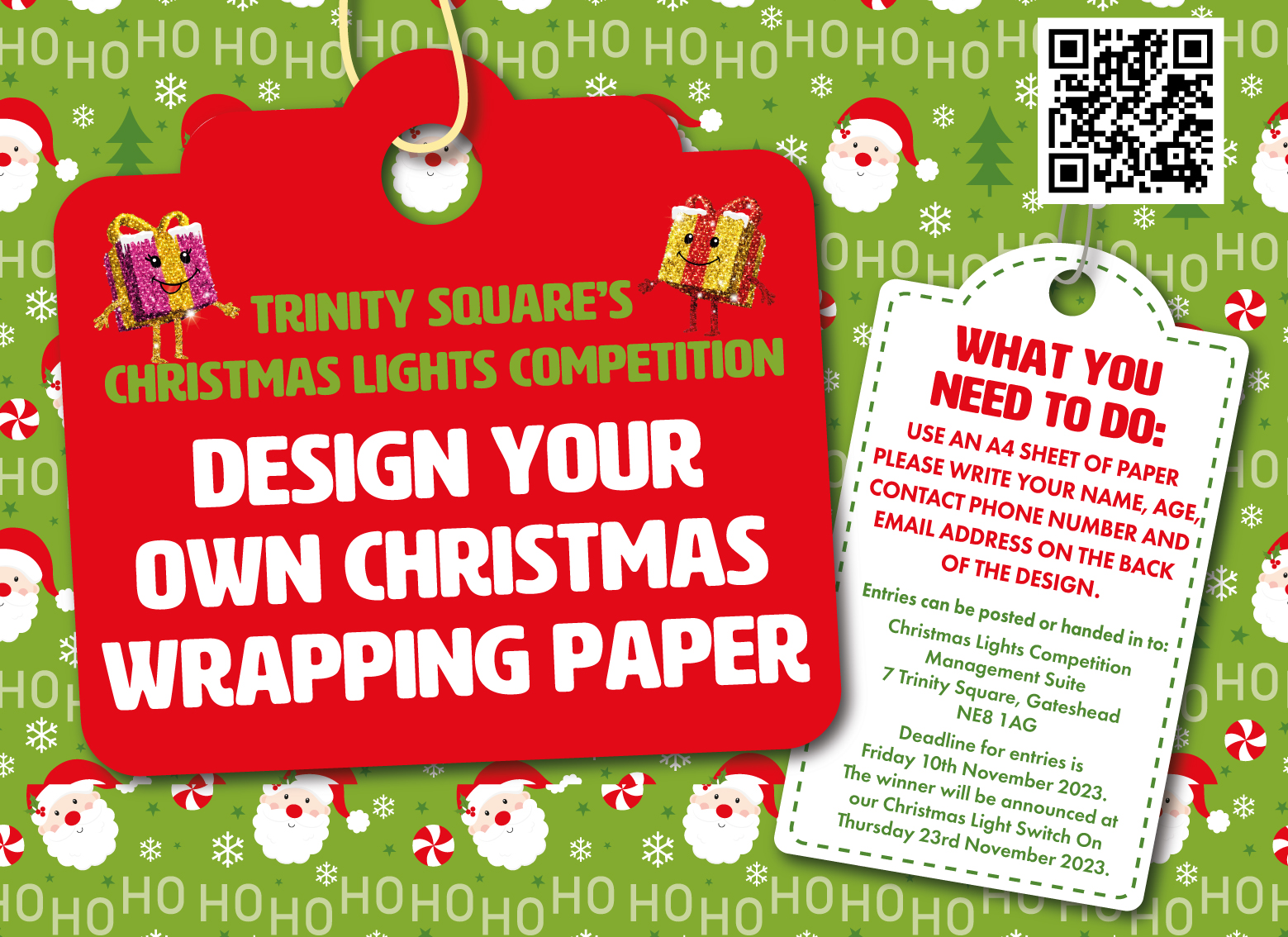 Design you own Christmas wrapping paper competition!