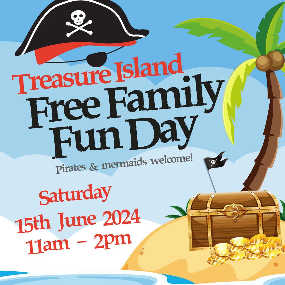 Treasure Island comes to Trinity Square for summer family funday!