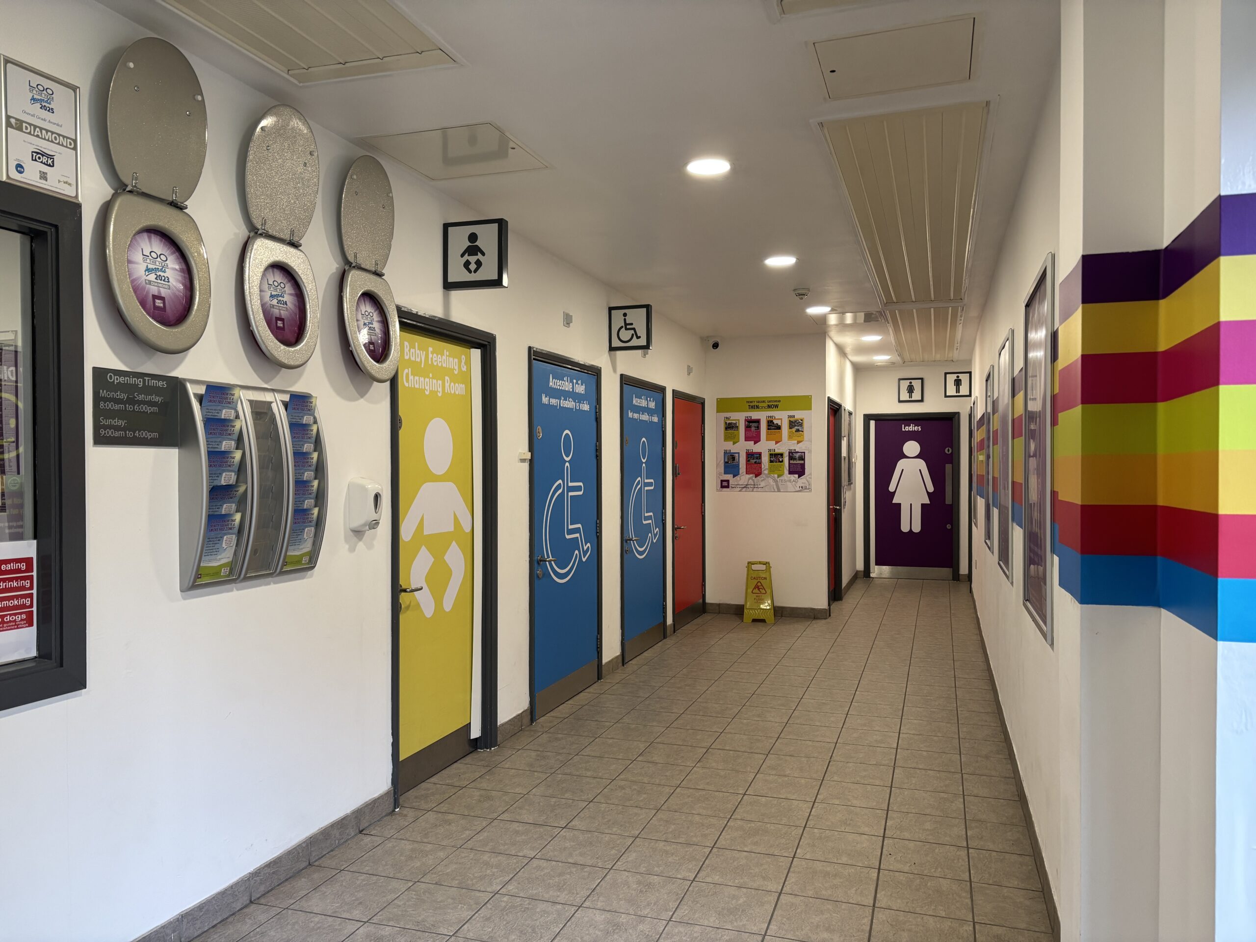 OUR PUBLIC TOILES ARE NOW STOMA FRIENDLY