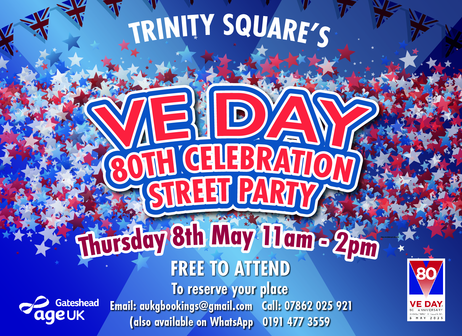 Celebrating victory in Europe day – 8th May 2025