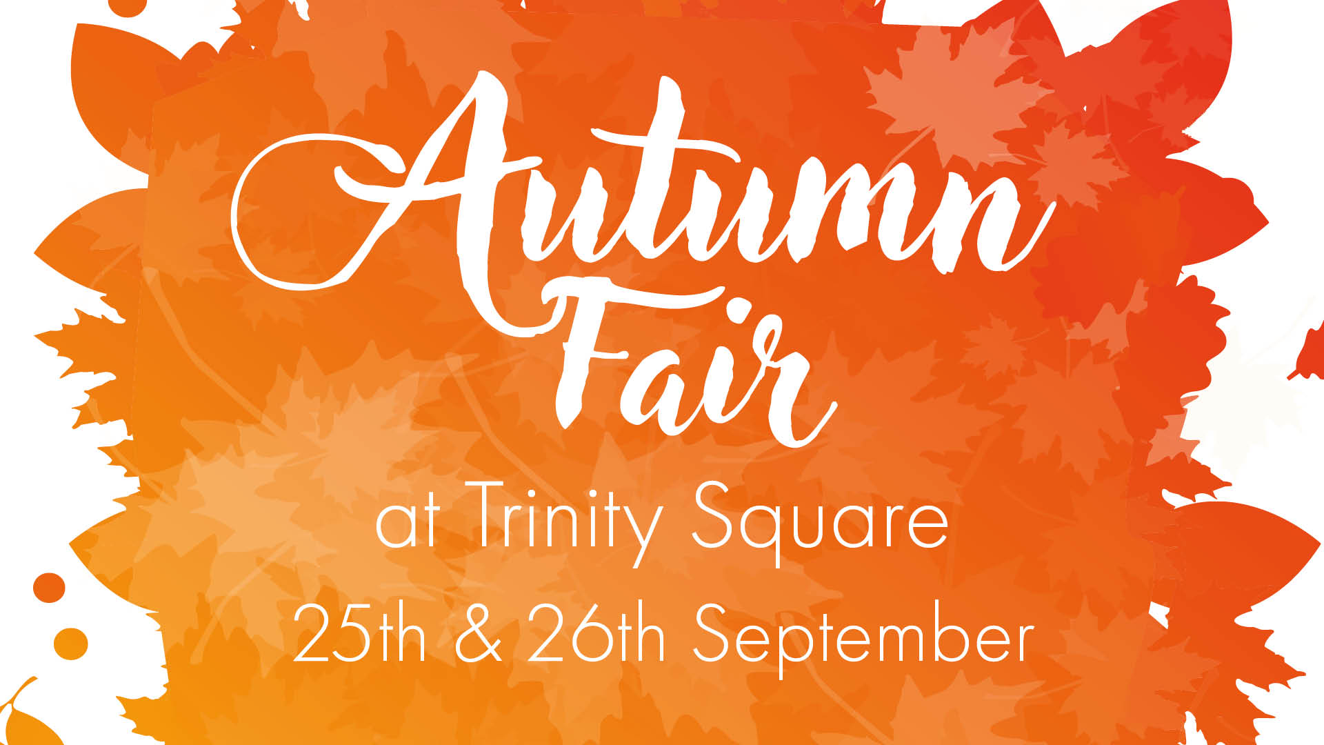 Trinity Square Autumn Fair 2026 welcomed the season with local traders